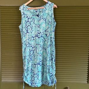 T by Talbots Floral Sleeveless Activewear Dress